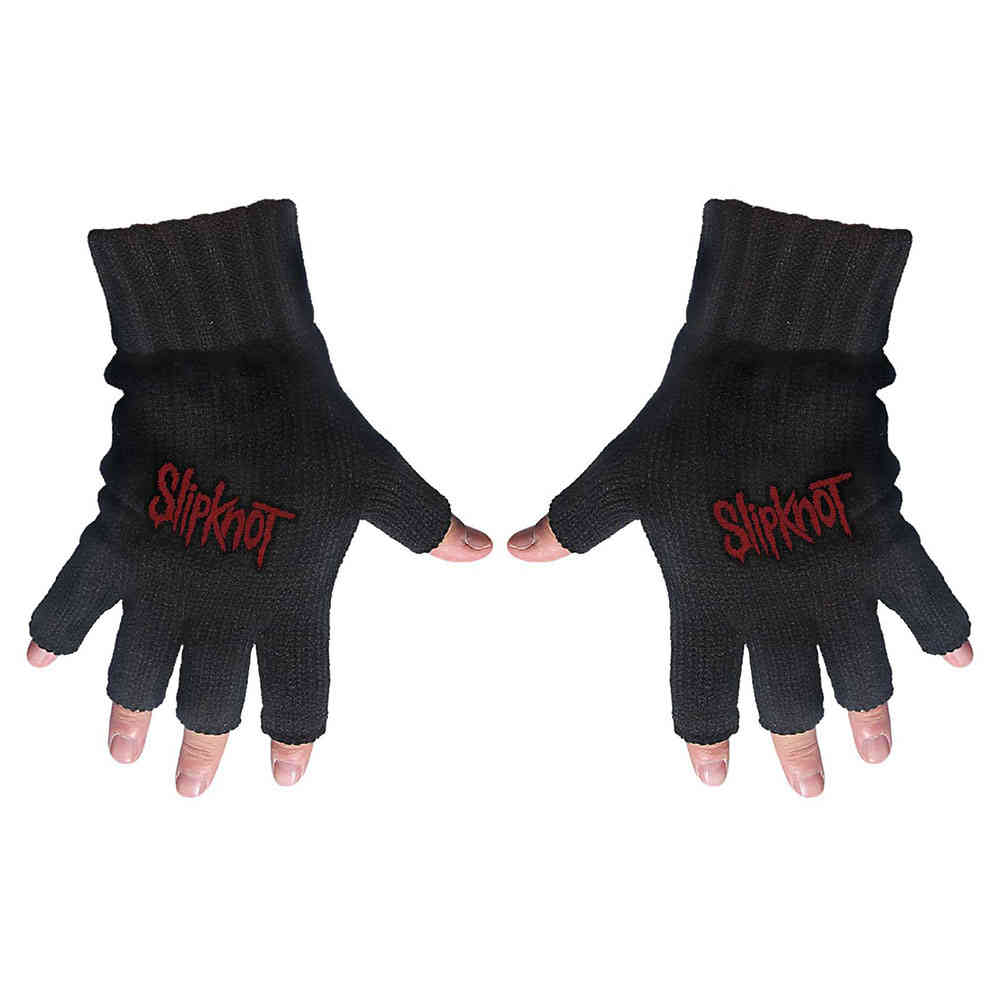 Slipknot - Logo Fingerless gloves - Black